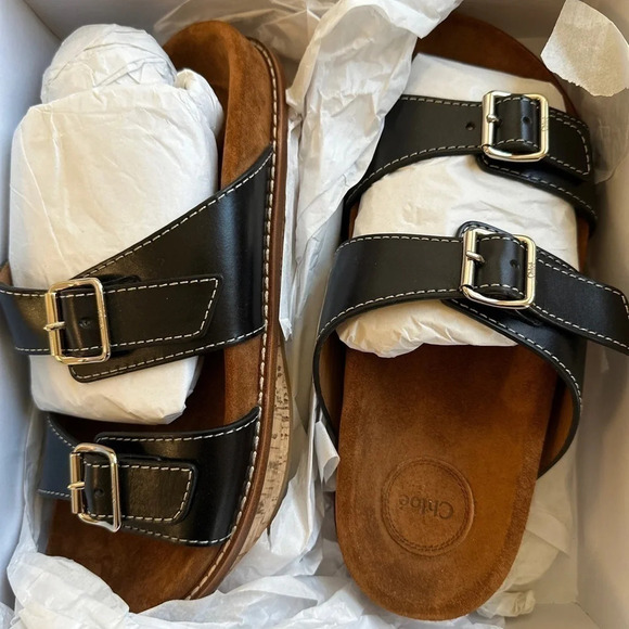 Chloe ‘Marah’ Leather Boho Sandals - Size 41 (US 10) - Picture 11 of 14